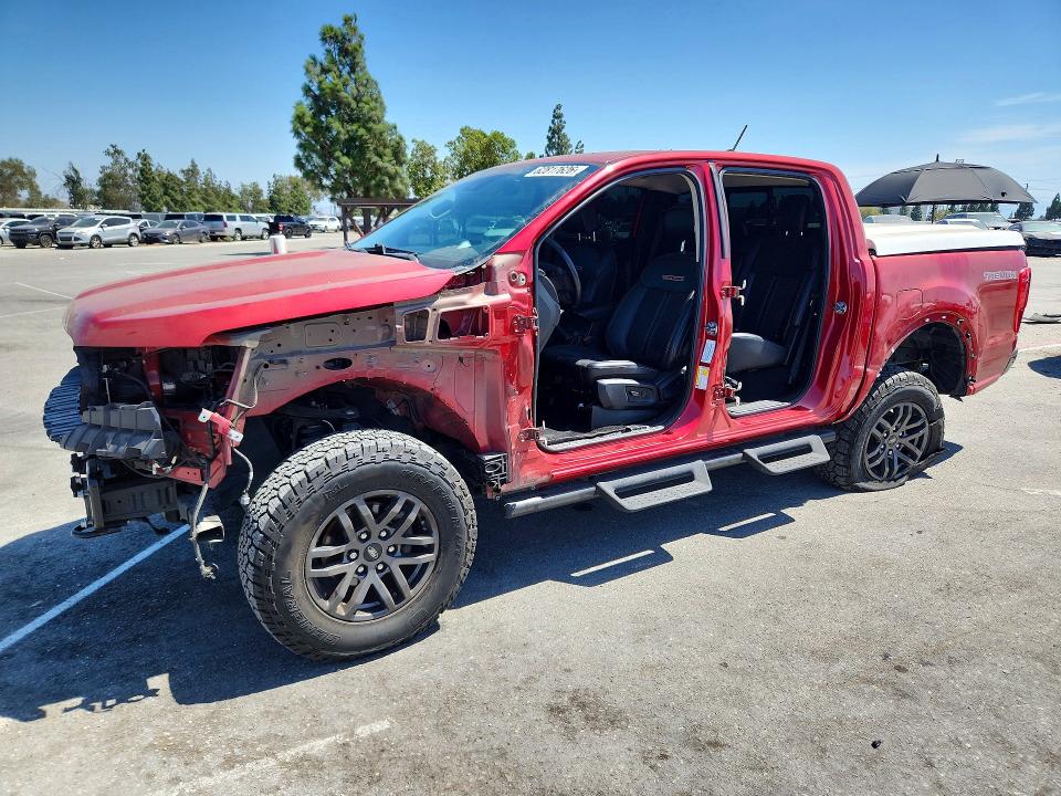 2021 Ford Ranger VIN 1FTER4FH7MLE05681 — COPART salvage auction photo