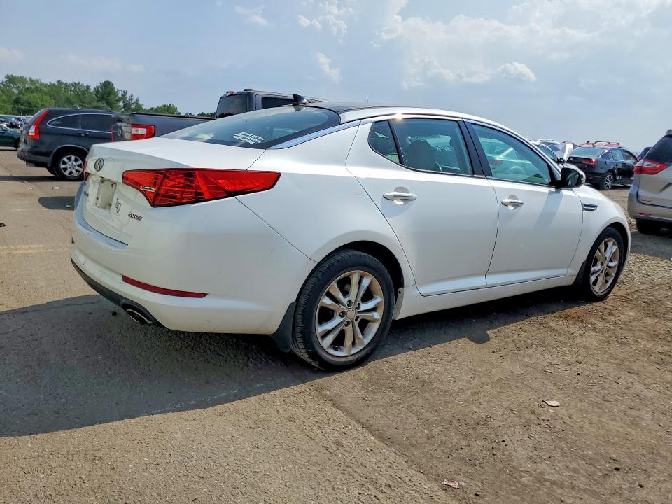 2012 Kia Optima VIN 5XXGN4A76CG041142 COPART salvage auction — REAR END, Pa - Certificate Of Salvage, sold $1,250 on 2026-07-17 (photo 3)