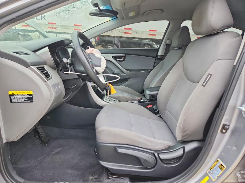 2012 Hyundai Elantra VIN KMHDH4AE9CU360923 COPART salvage auction — FRONT END, Ca - Salvage Certificate, sold $60 on 2026-07-28 (photo 7)