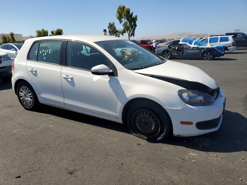 2013 Volkswagen Golf VIN WVWDB7AJ5DW131438 COPART salvage auction — FRONT END, Ca - Salvage Certificate, sold $675 on 2026-08-19 (photo 4)