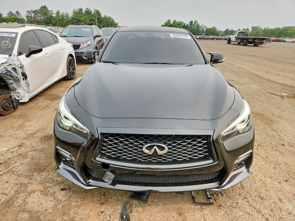 2019 Infiniti Q50 VIN JN1EV7AR7KM591973 COPART salvage auction — REAR END, Ct - Cert Of Title-Salvage, sold $1,300 on 2026-07-28 (photo 5)