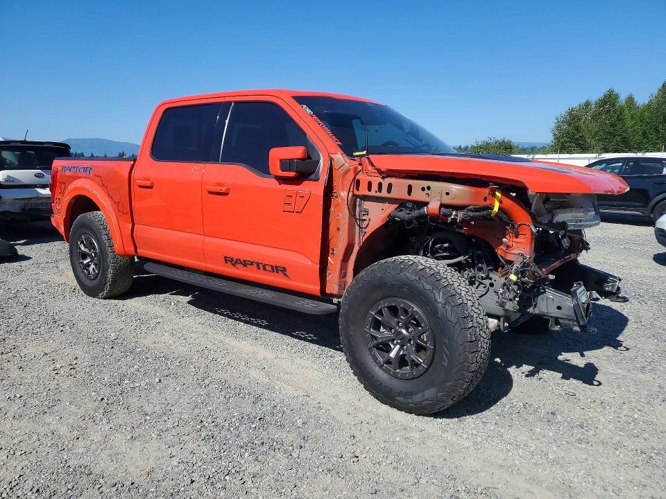 2022 Ford F-150 VIN 1FTFW1RG8NFC33627 COPART salvage auction — FRONT END, Wa - Bill Of Sale, sold $26,750 on 2026-07-20 (photo 4)