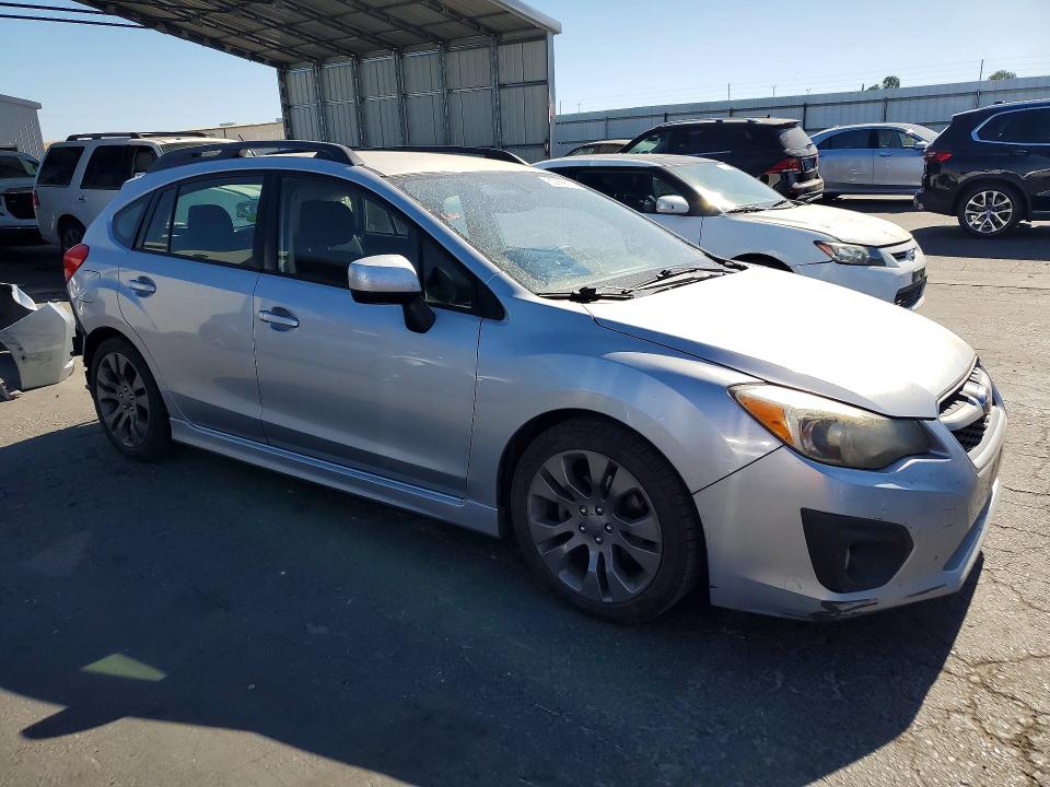 2014 Subaru Impreza VIN JF1GPAL60EH327190 COPART salvage auction — REAR END, CA - SALVAGE CERTIFICATE, sold $1,650 on 2026-07-23 (photo 4)