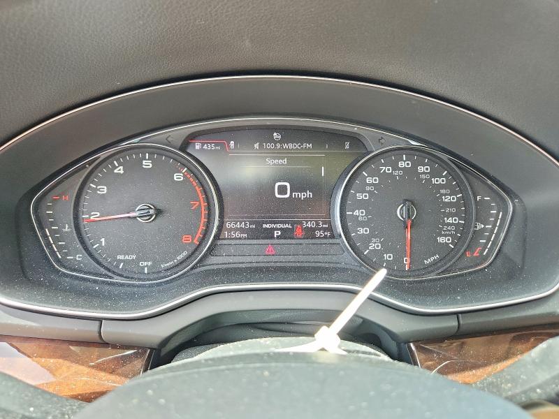 2019 Audi Q5 VIN WA1ANAFY5K2096556 COPART salvage auction — REAR END, Fl - Cert Of Title Slvg Rebuildable, sold $8,700 on 2026-07-16 (photo 9)