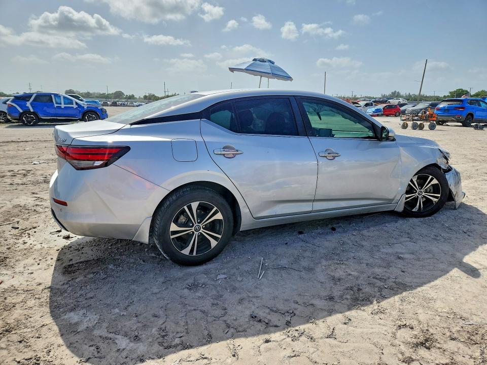 2020 Nissan Sentra VIN 3N1AB8CV0LY234172 COPART salvage auction — FRONT END, Fl - Certificate Of Title (P), sold $1,800 on 2026-07-31 (photo 3)