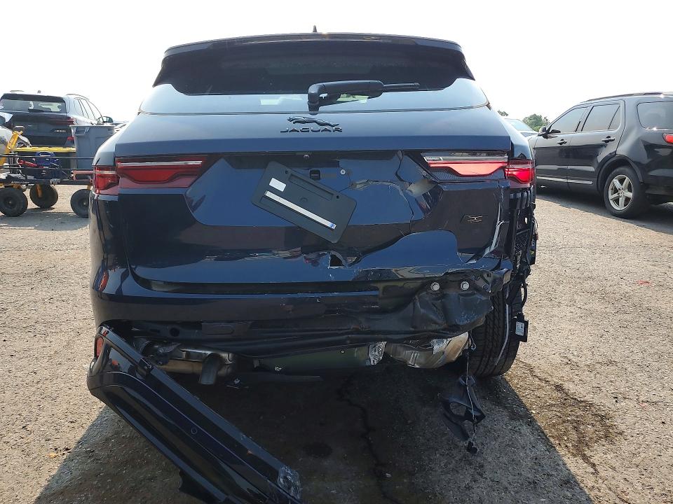 2026 Jaguar F-pace VIN SADCT2EX7TA757339 COPART salvage auction — REAR END, Pa - Certificate Of Salvage, sold $1,300 on 2026-07-24 (photo 6)