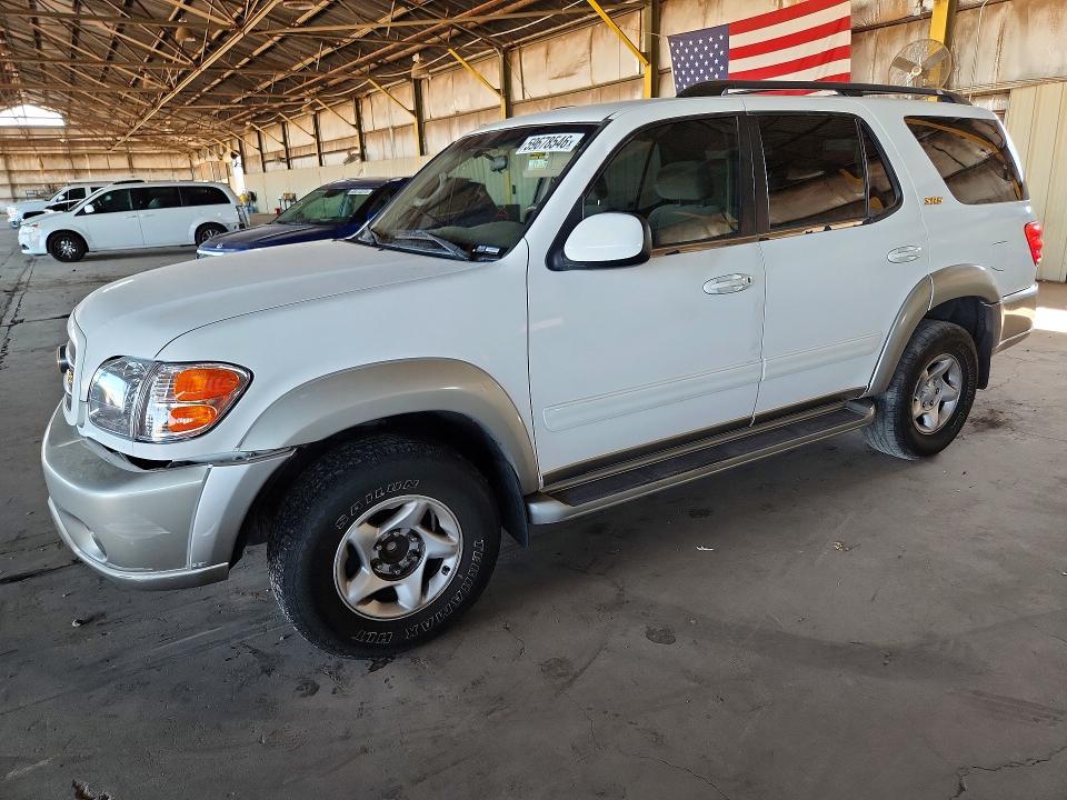 2002 Toyota Sequoia VIN 5TDZT34A02S073128 COPART salvage auction — FRONT END, Az - Cert Of Title - Salvage, sold $500 on 2026-07-22 (photo 1)