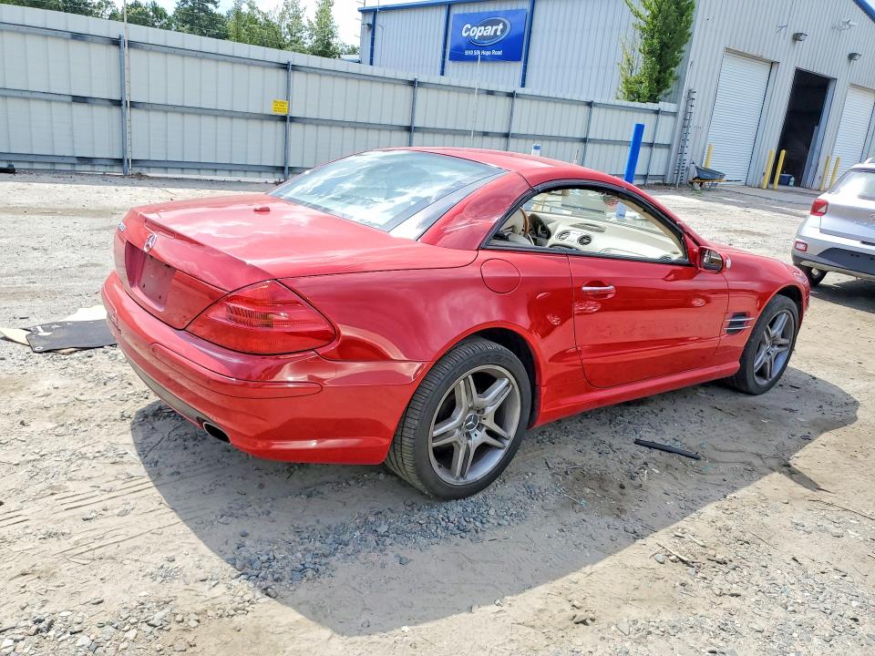 2006 Mercedes-benz Sl-klasse VIN WDBSK75F86F110386 COPART salvage auction — VANDALISM, Ga - Cert Of Title-Rebuilt Salvage, sold $3,350 on 2026-08-13 (photo 3)
