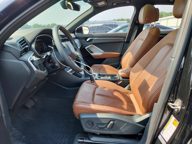 2022 Audi Q3 VIN WA1DECF32N1010286 COPART salvage auction — FRONT END, Pa - Certificate Of Salvage, sold $8,800 on 2026-08-14 (photo 7)