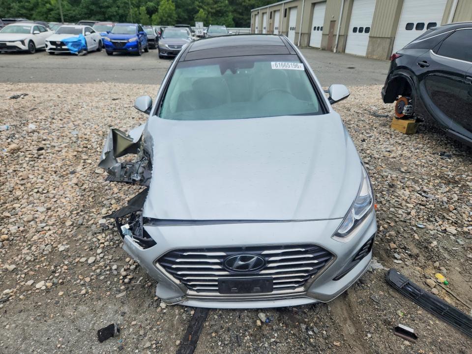2018 Hyundai Sonata VIN KMHE34L38JA084067 COPART salvage auction — FRONT END, Ct - Cert Of Title-Salvage, sold $475 on 2026-07-28 (photo 5)