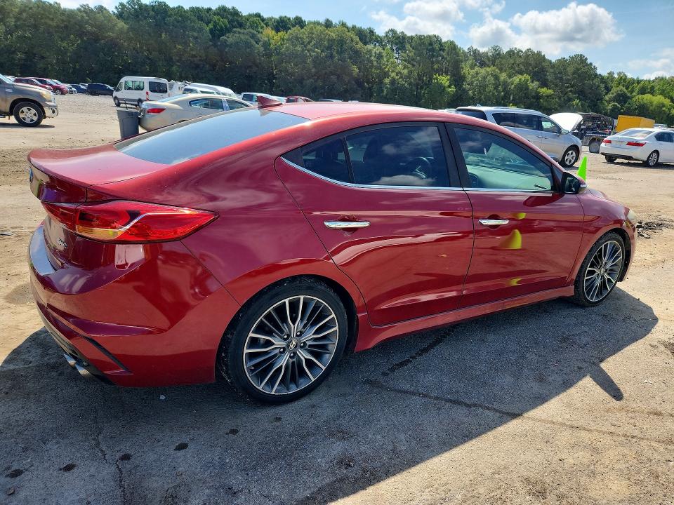 2017 Hyundai Elantra VIN KMHD04LB1HU315170 COPART salvage auction — MINOR DENT/SCRATCHES, Ms - Certificate Of Title, sold $675 on 2026-07-24 (photo 3)