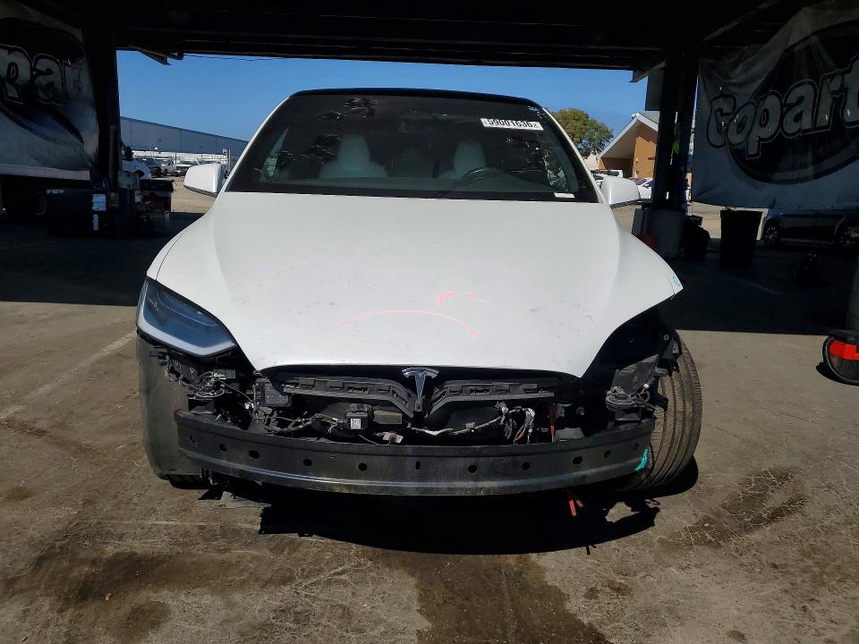 2018 Tesla Model x VIN 5YJXCAE21JF106367 COPART salvage auction — FRONT END, Ca - Salvage Certificate, sold $5,900 on 2026-07-23 (photo 5)
