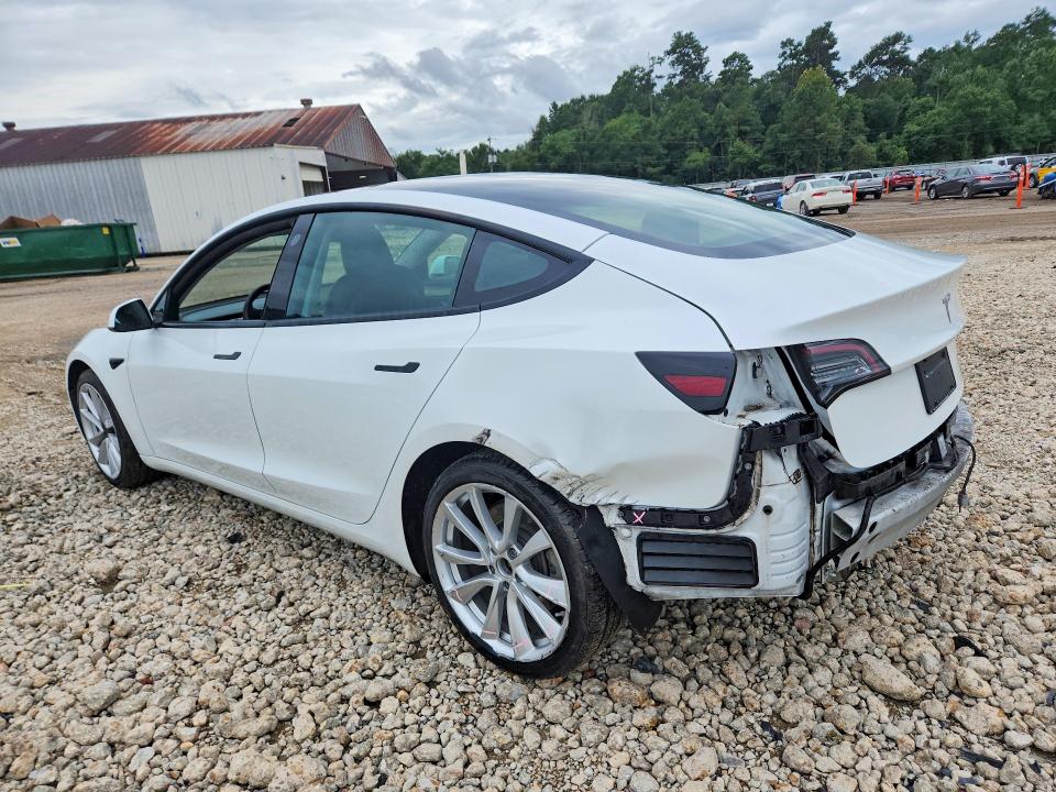 2022 Tesla Model 3 VIN 5YJ3E1EA5NF371136 COPART salvage auction — REAR END, KY - CERTIFICATE OF TITLE, sold $7,600 on 2026-07-27 (photo 2)
