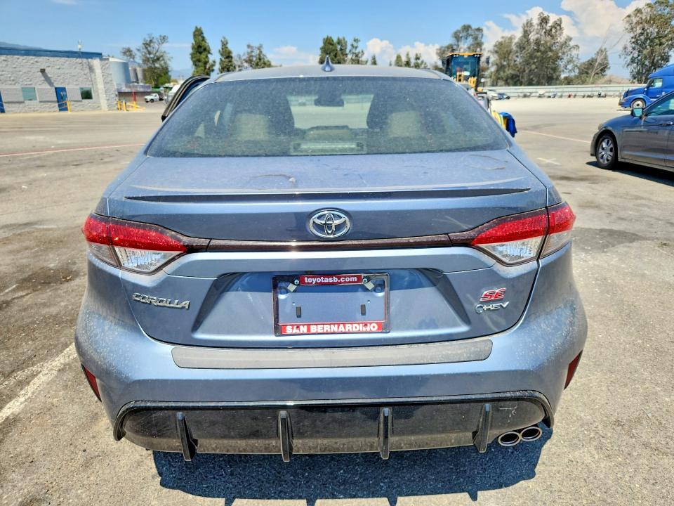 2026 Toyota Corolla VIN JTDBCMFE5T3133382 COPART salvage auction — SIDE, CA - SALVAGE CERTIFICATE, sold $8,600 on 2026-08-25 (photo 6)