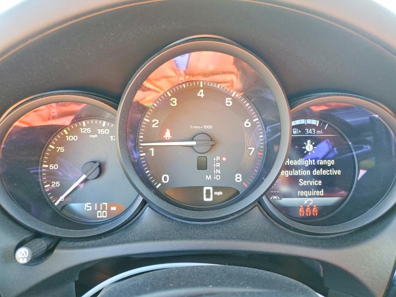 2024 Porsche Macan VIN WP1AA2A58RLB00431 COPART salvage auction — FRONT END, Ca - Salvage Certificate, sold $24,500 on 2026-08-06 (photo 9)