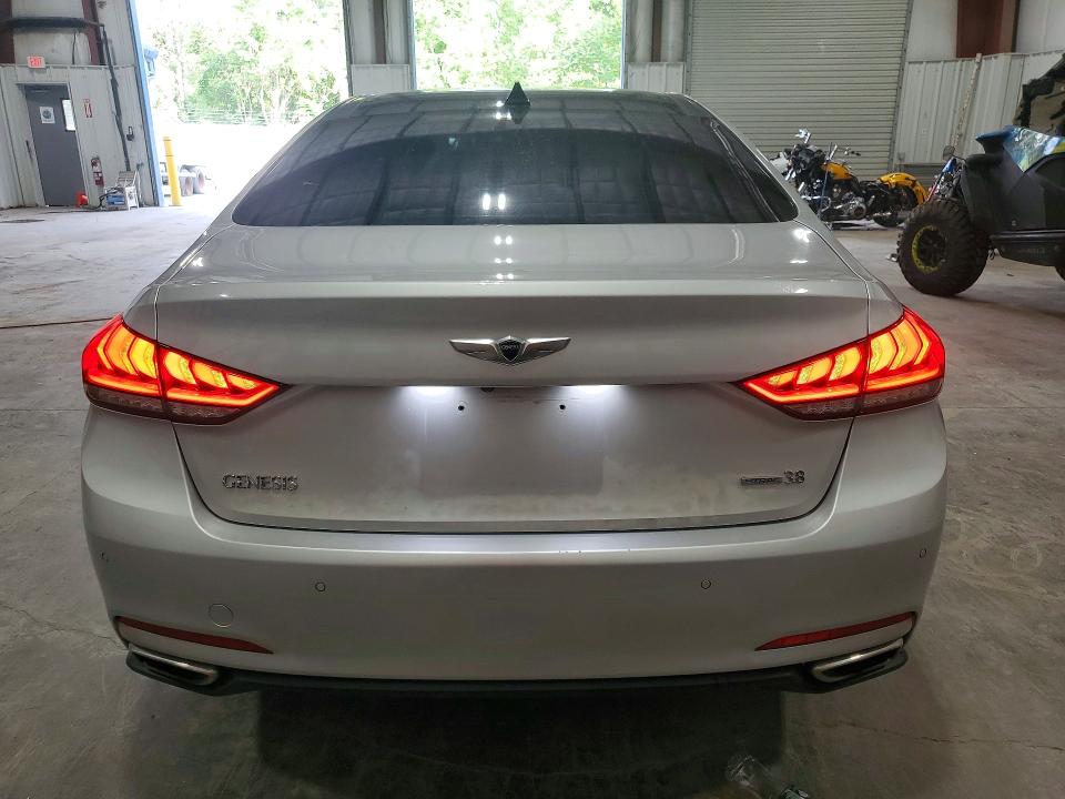 2016 Hyundai Genesis VIN KMHGN4JE2GU112962 COPART salvage auction — FRONT END, Ny - Mv-907A Salvage Certificate, sold $550 on 2026-07-29 (photo 6)