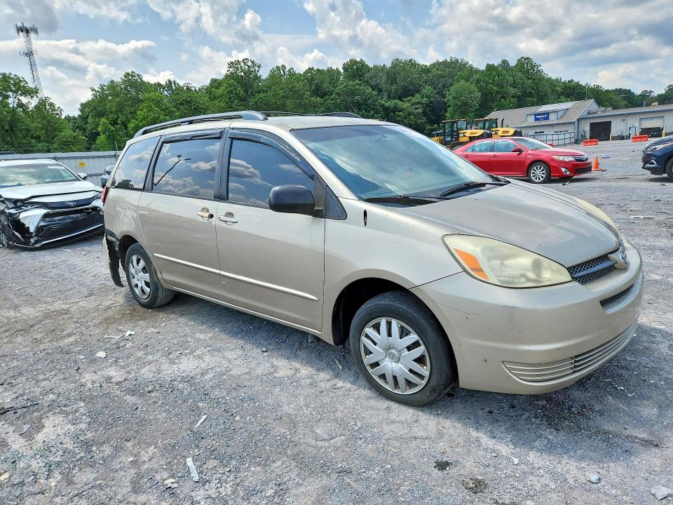 2005 Toyota Sienna VIN 5TDZA23C95S295920 COPART salvage auction — REAR END, Pa - Certificate Of Salvage, sold $175 on 2026-07-30 (photo 4)