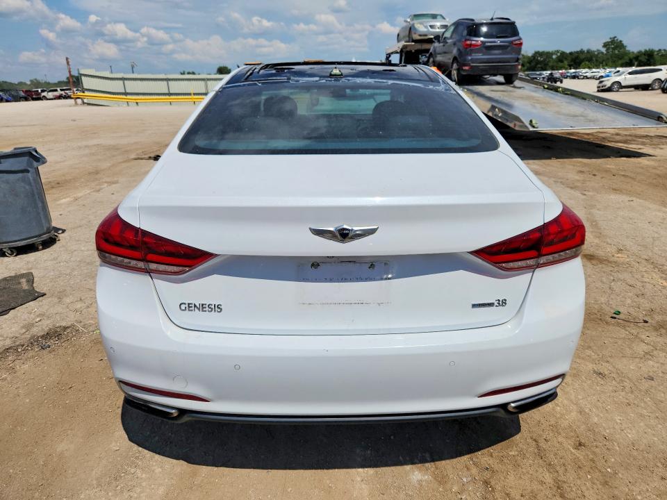 2015 Hyundai Genesis VIN KMHGN4JE4FU063875 COPART salvage auction — HAIL, KS - CERT OF TITLE-SALVAGE (P), sold $1,200 on 2026-07-27 (photo 6)