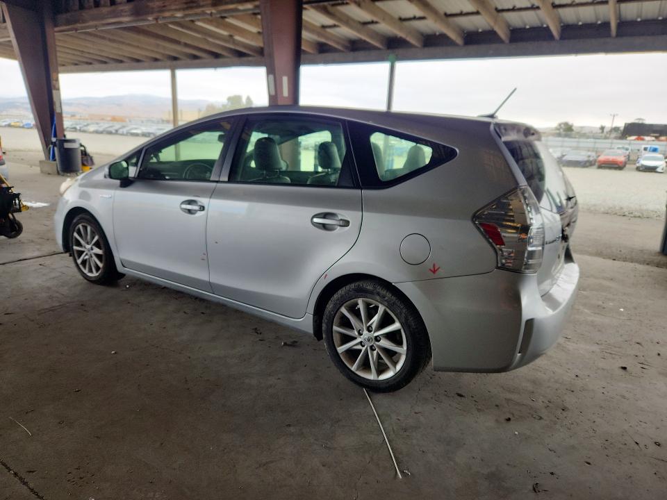 2013 Toyota Prius VIN JTDZN3EU0D3193292 COPART salvage auction — REAR END, Ca - Salvage Certificate, sold $2,550 on 2026-07-16 (photo 2)