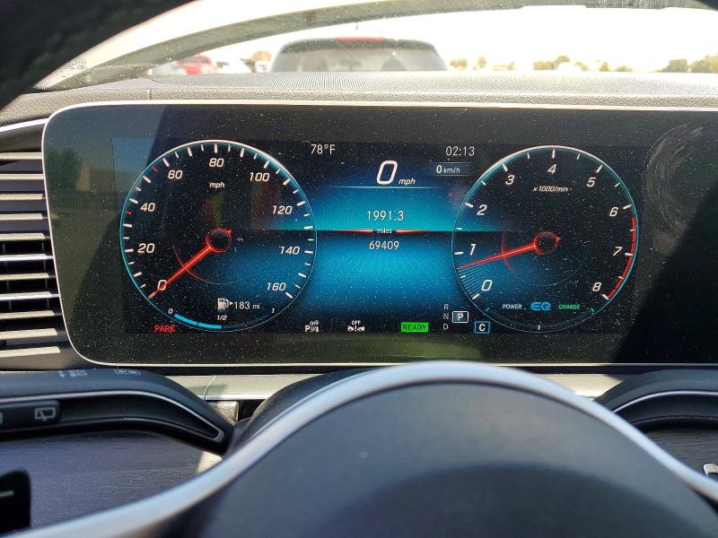 2020 Mercedes-benz Gls-klasse VIN 4JGFF5KE1LA092485 COPART salvage auction — FRONT END, CA - SALVAGE CERTIFICATE, sold $15,700 on 2026-07-27 (photo 9)