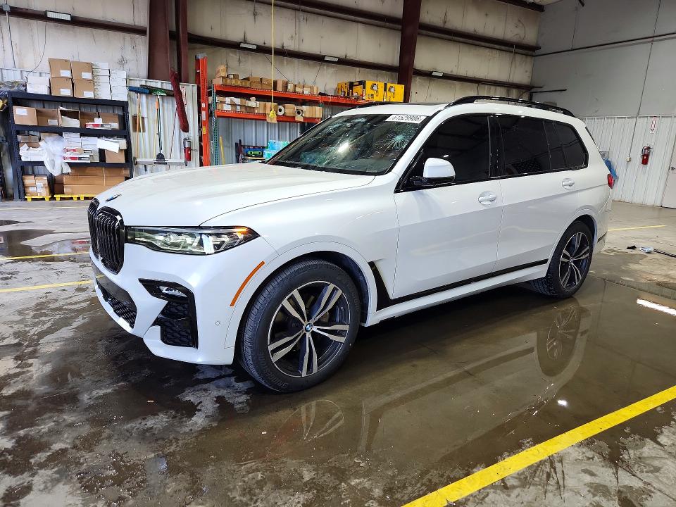 2022 BMW X7 VIN 5UXCW2C06N9K98431 — COPART salvage auction photo