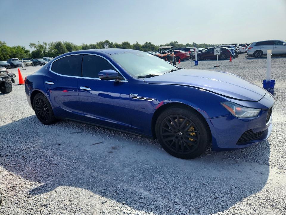 2017 Maserati Ghibli VIN ZAM57RSA5H1235796 COPART salvage auction — WATER/FLOOD, La - Cert Of Title-Salvage Flood, sold $4,600 on 2026-08-10 (photo 4)