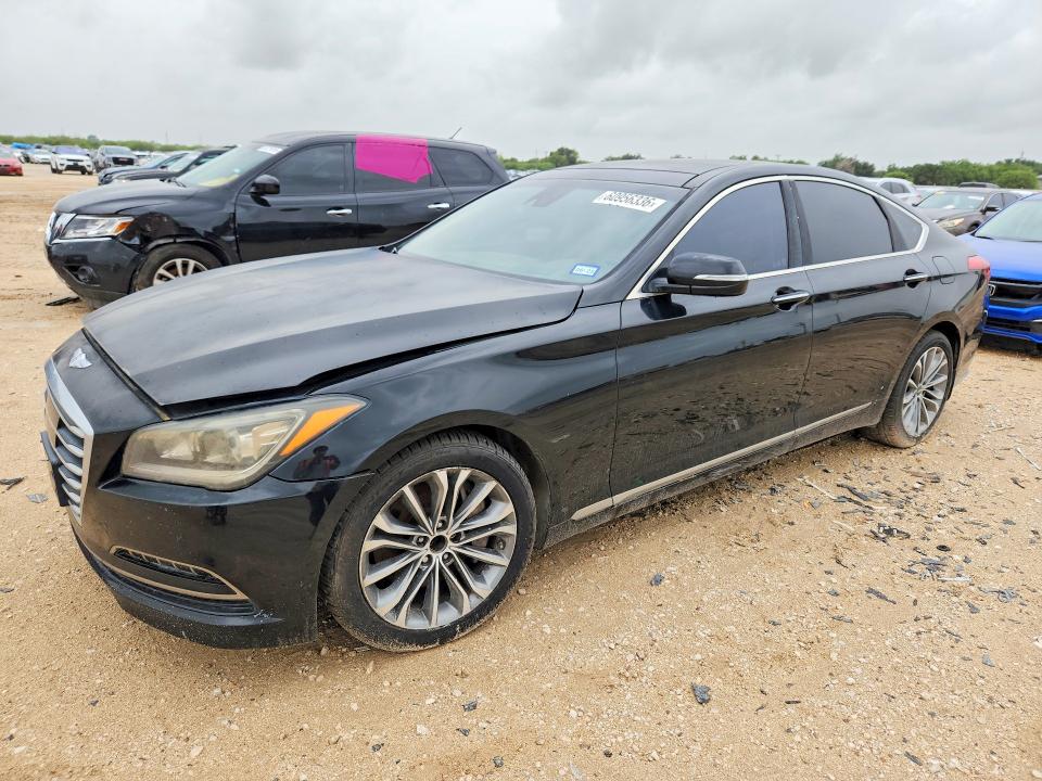 2015 Hyundai Genesis VIN KMHGN4JE9FU088562 COPART salvage auction — MECHANICAL, Tx - Certificate Of Title (P), sold $1,200 on 2026-07-30 (photo 1)