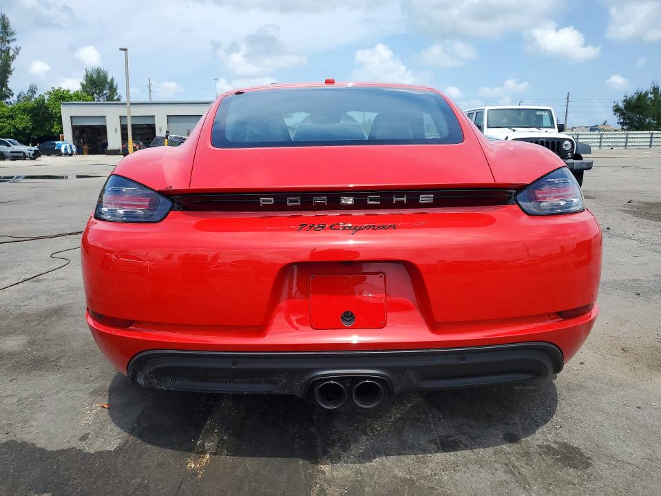 2025 Porsche Cayman VIN WP0AA2A84SK255856 COPART salvage auction — FRONT END, Fl - Cert Of Title Slvg Rebuildable (P), sold $60 on 2026-07-29 (photo 6)