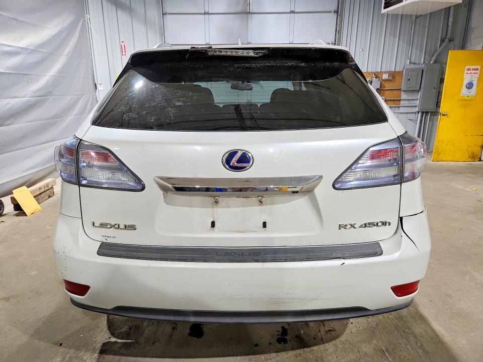 2010 Lexus Rx 450h VIN JTJBC1BAXA2029911 COPART salvage auction — FRONT END, PA - CERTIFICATE OF SALVAGE, sold $2,950 on 2026-07-21 (photo 6)