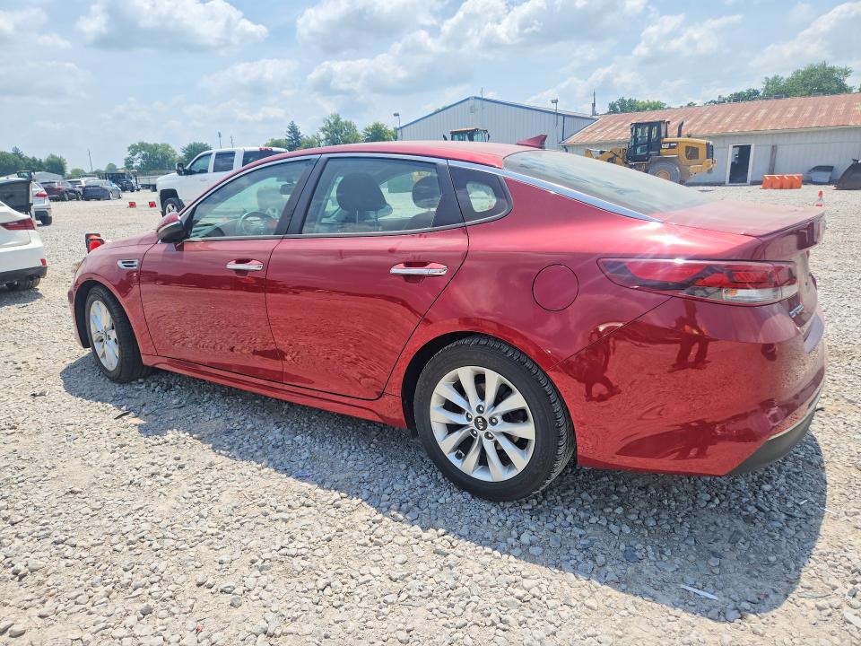 2018 Kia Optima VIN 5XXGT4L31JG201344 COPART salvage auction — FRONT END, Oh - Cert Of Title-Salvage, sold $1,900 on 2026-07-24 (photo 2)