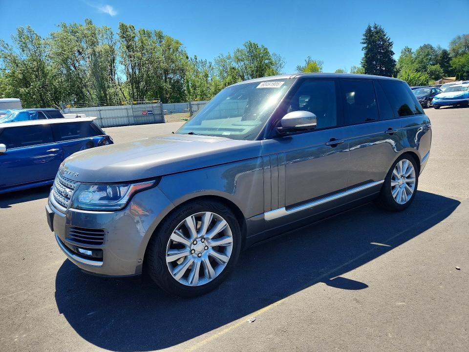 2015 Land rover RANGE ROVER VIN SALGS2TF8FA227811 COPART salvage auction — MECHANICAL, Or - Certificate Of Title, sold $2,600 on 2026-07-29 (photo 1)