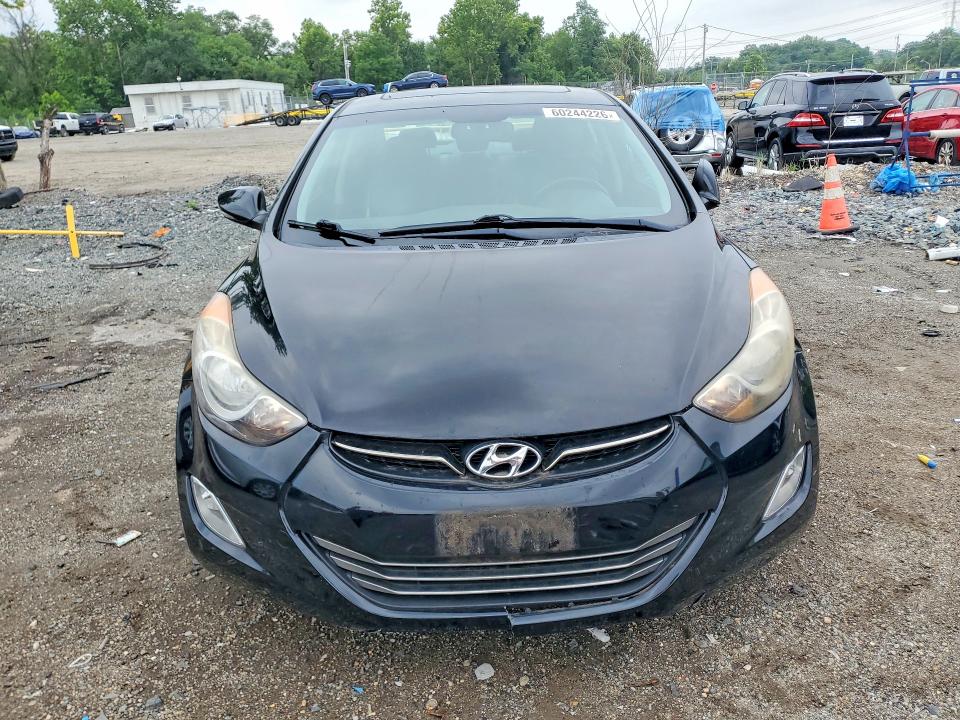 2012 Hyundai Elantra VIN KMHDH4AE6CU273951 COPART salvage auction — REAR END, Md - Certificate Of Title, sold $800 on 2026-07-14 (photo 5)