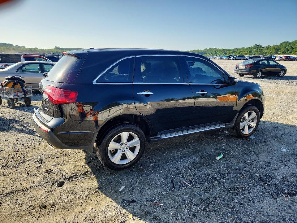 2013 Acura Mdx VIN 2HNYD2H39DH515446 COPART salvage auction — REAR END, Sc - Cert Of Title-Salvage, sold $1,600 on 2026-08-24 (photo 3)