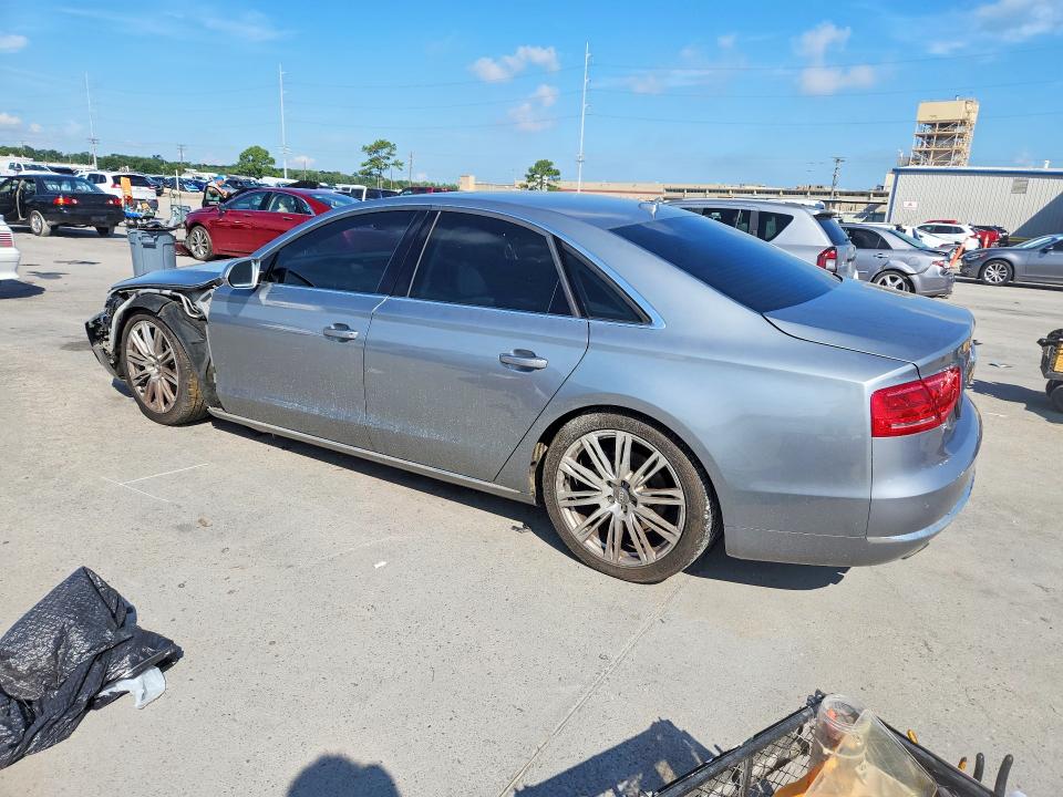 2013 Audi A8 VIN WAUAGAFD7DN030439 COPART salvage auction — FRONT END, LA - CERT OF TITLE-SALVAGE (P), sold $1,250 on 2026-07-27 (photo 2)