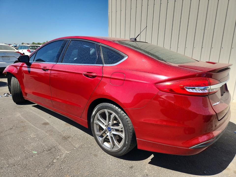 2017 Ford Fusion VIN 3FA6P0HD0HR222178 COPART salvage auction — FRONT END, Ca - Salvage Certificate, sold $1,600 on 2026-07-30 (photo 2)