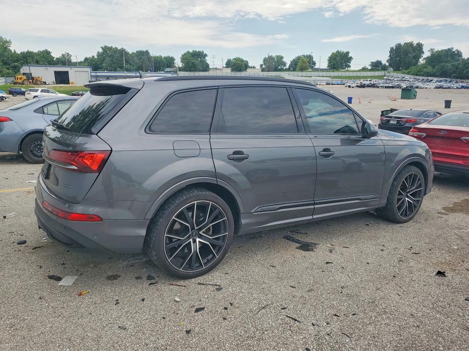 2021 Audi Q7 VIN WA1VXAF72MD033165 COPART salvage auction — HAIL, Mo - Salvage Certificate Of Title, sold $1,400 on 2026-07-28 (photo 3)