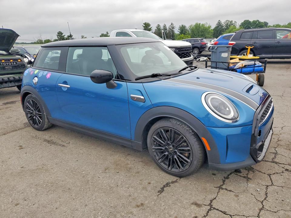 2022 Mini VIN WMW53DH06N2P84007 COPART salvage auction — UNDERCARRIAGE, Pa - Cert Of Salvage-W=Flood Veh, sold $5,600 on 2026-07-14 (photo 4)