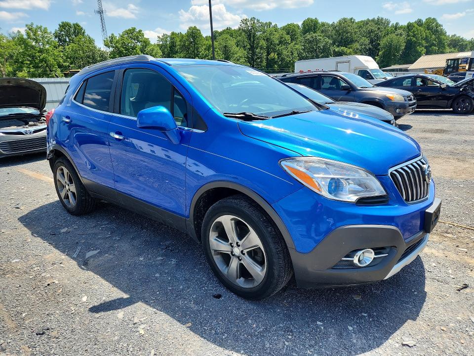 2013 Buick Encore VIN KL4CJFSB8DB153340 COPART salvage auction — REAR END, Pa - Cert Of Title, sold $375 on 2026-07-21 (photo 4)