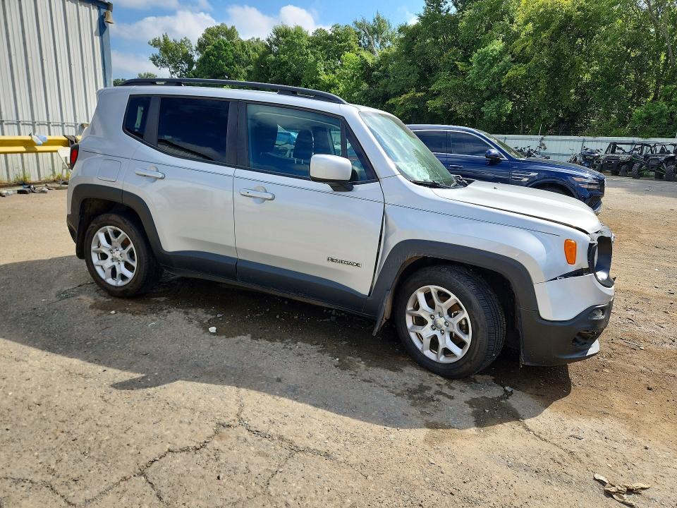 2018 Jeep Renegade VIN ZACCJABB8JPJ07854 COPART salvage auction — FRONT END, La - Cert Of Title-Salvage, sold $400 on 2026-08-13 (photo 4)