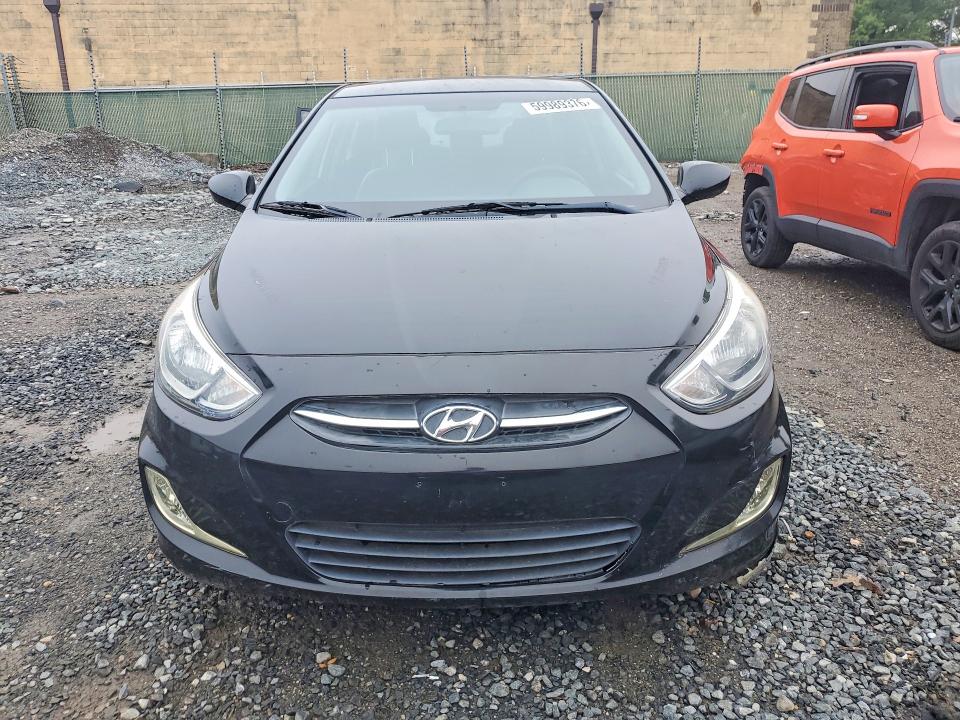 2016 Hyundai Accent VIN KMHCT4AE5GU952674 COPART salvage auction — REAR END, Md - Cert Of Title-Rebuilt Salvage, sold $575 on 2026-07-11 (photo 5)