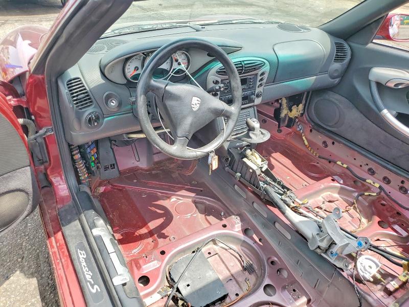2000 Porsche Boxster VIN WP0CB2983YU661456 COPART salvage auction — BIOHAZARD/CHEMICAL, Co - Public - Salvage Title, sold $550 on 2026-08-20 (photo 8)