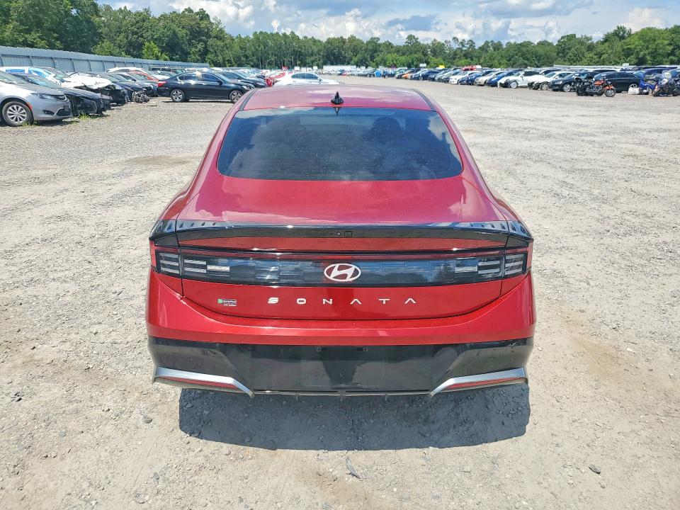 2025 Hyundai Sonata VIN KMHL64JA4SA432271 COPART salvage auction — FRONT END, Ga - Cert Of Title-Salvage, sold $6,700 on 2026-07-14 (photo 6)
