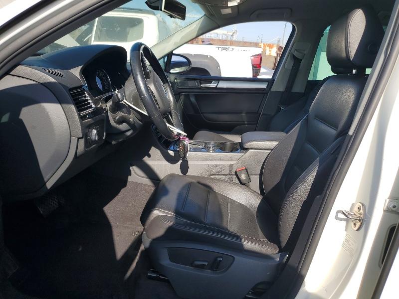 2012 Volkswagen Touareg VIN WVGFF9BP5CD001919 COPART salvage auction — FRONT END, Ca - Salvage Certificate, sold $950 on 2026-07-22 (photo 7)