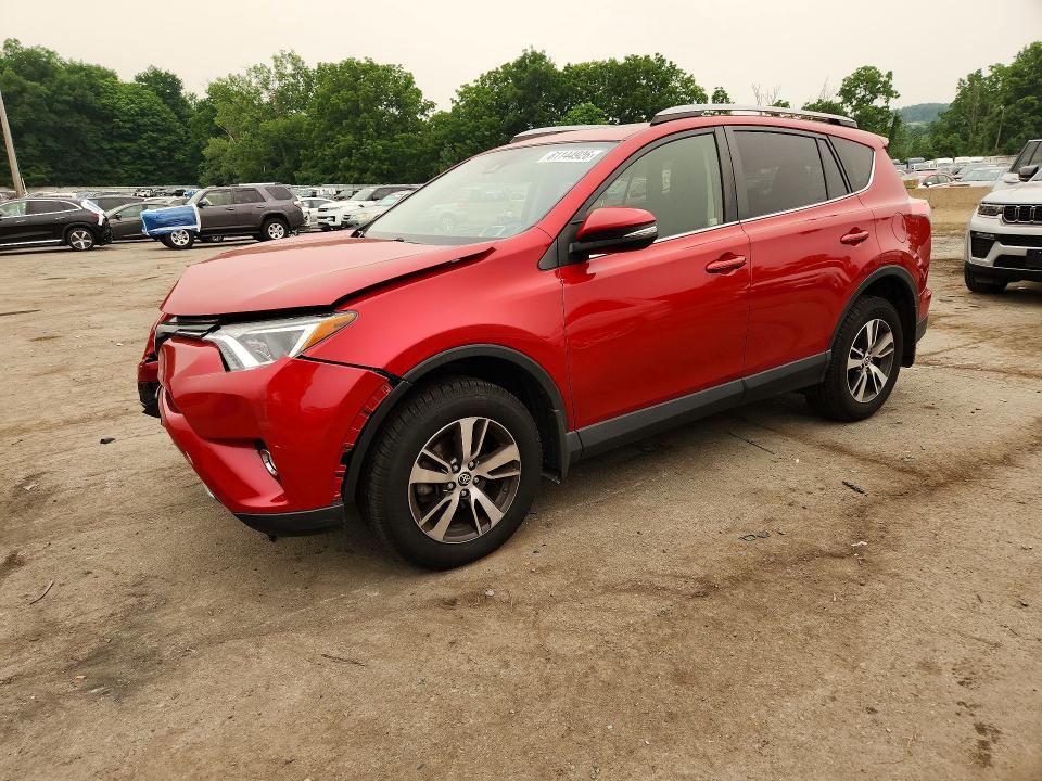 2017 Toyota Rav 4 VIN JTMRFREV0HJ138559 COPART salvage auction — FRONT END, NY - MV-907A SALVAGE CERTIFICATE, sold $7,800 on 2026-07-27 (photo 1)