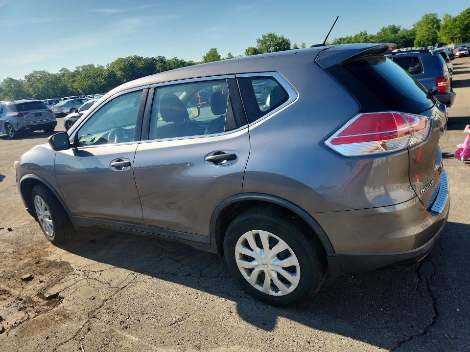 2016 Nissan Rogue VIN KNMAT2MV3GP649063 COPART salvage auction — SIDE, Ct - Cert Of Title-Salvage, sold $1,050 on 2026-07-14 (photo 2)