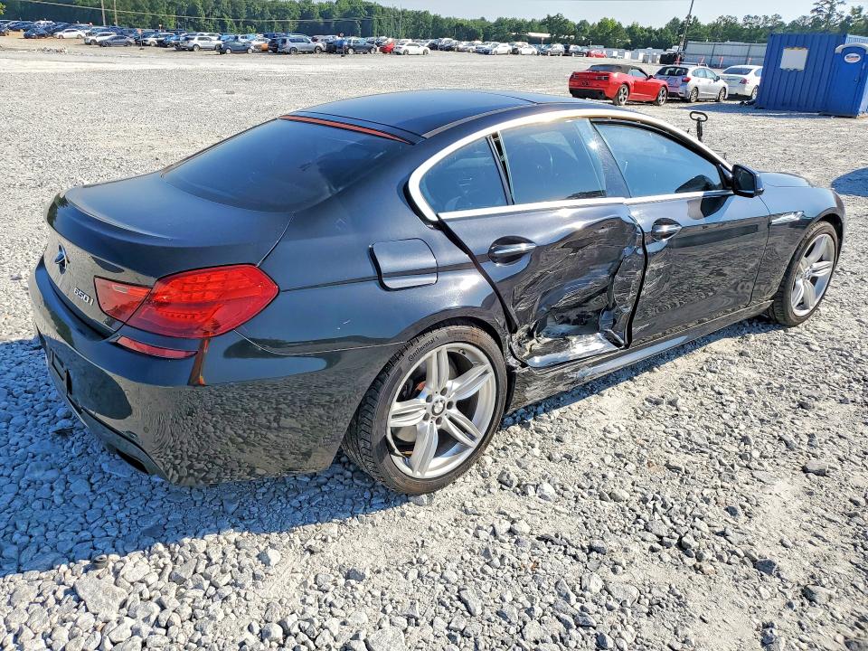 2013 BMW 6er VIN WBA6B2C50DDG66572 COPART salvage auction — SIDE, Ga - Cert Of Ttl-Slvg Manufctr Bybk, sold $3,350 on 2026-08-05 (photo 3)