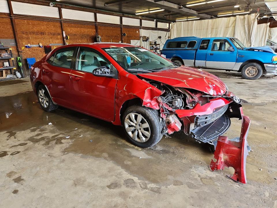 2016 Toyota Corolla VIN 5YFBURHE2GP510335 COPART salvage auction — FRONT END, Pa - Cert Of Salv-R=Reconstructed, sold $175 on 2026-07-23 (photo 4)