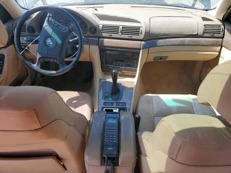 1997 BMW 7 series VIN WBAGJ8328VDM03762 COPART salvage auction — FRONT END, Ca - Salvage Certificate, sold $200 on 2026-07-31 (photo 8)