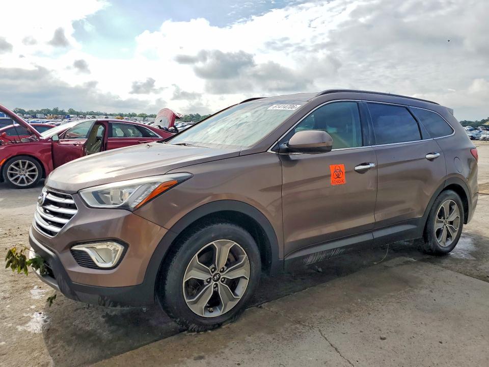 2013 Hyundai Santa fe VIN KM8SM4HFXDU030484 COPART salvage auction — MECHANICAL, TN - CERTIFICATE OF TITLE, sold $1,200 on 2026-07-27 (photo 1)