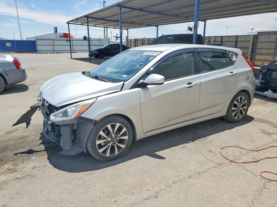 2015 Hyundai VIN KMHCU5AE5FU233037 COPART salvage auction — FRONT END, Tx - Salvage Vehicle Title, sold $600 on 2026-07-24 (photo 1)